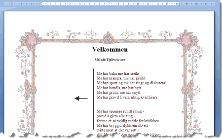 Velkomsttale konfirmant