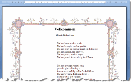 Velkommen sang konfirmasjon